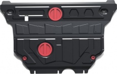 Защита АвтоБРОНЯ для картера и КПП Audi A3 8V 2012-2021